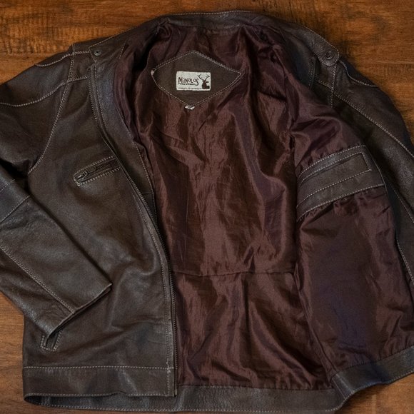 Manolos Pure Leather Jacket Product of Ecuador - Picture 6 of 8